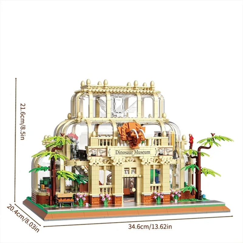 2788PCS Dinosaur Museum Building Blocks Park Dinosaurs World Street View Model Bricks Desktop Display Christmas Gifts Kids Toys